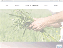 Tablet Screenshot of bluehillfarm.com